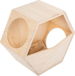 Produktbild von Modern Living Katzen Parkour Lulu Kratzmöbel zur Wandmontage aus Holz in Beige