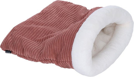 Modern Living Katzenbett Codrington Kuschelsack Rosa Weiß Polyester Ø 48 x L 46 cm – Bild 1 von 1
