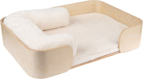 Produktbild von Modern Living Katzenbett Mora aus Holz in Natur für alle Altersstufen L 68 x B 48 x H 14 cm