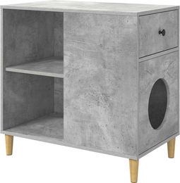 Modern Living Katzenhöhle aus Holzwerkstoff und Sisal in Grau 42 x 70 cm – Bild 1 von 2