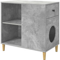 Produktbild von Modern Living Katzenhöhle aus Holzwerkstoff und Sisal in Grau 42 x 70 cm