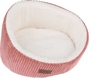 Produktbild von Modern Living Katzenhöhle Codrington aus Cord in Rosa Pink Ø 50 x H 32 cm