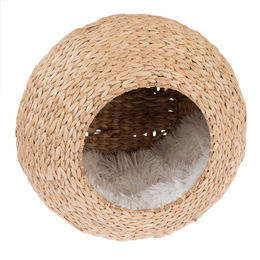Produktbild von Modern Living Katzenhöhle Luxor Bananenblatt in Natur Weiß Beige