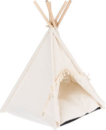 Produktbild von Modern Living Katzenzelt Lima Kuschelhöhle aus Naturmaterial in Beige Weiß