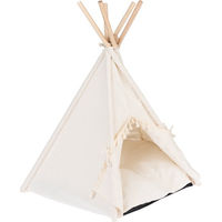 Produktbild von Modern Living Katzenzelt Lima Kuschelhöhle aus Naturmaterial in Beige Weiß