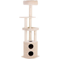 Produktbild von Modern Living Kratzbaum Ecke Catherine für Katzen in Creme aus Plüsch und Sisal