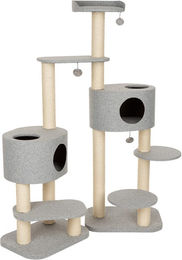 Produktbild von Modern Living Kratzbaum Oxford Jumbo für Katzen in Hellgrau mit Sisal