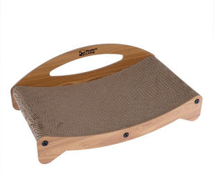 Produktbild von Modern Living Kratzbrett Copenhagen aus Kratzpappe für Katzen in Beige und Braun 45 x 25 x 15 cm