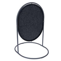 Produktbild von Modern Living Kratzbrett und Katzengym Hollywood 2-in-1 Möbelstück für Katzen aus Sisal in Schwarz mit 55cm Höhe