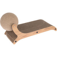 Produktbild von Modern Living Kratzbrett Valencia aus Kratzpappe in Beige und Braun L 50 x B 20 x H 26 cm
