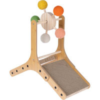 Produktbild von Modern Living Kratzmöbel Den Haag Kratzbrett für Katzen aus Pappe in Beige Braun Bunt L 56 x B 24 x H 57 cm