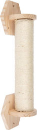Modern Living Kratzmöbel Phoebe Katzen Parkour zur Wandmontage Kratzsäule aus Holz in Beige und Natur Ø8,6 x 40cm – Bild 1 von 5