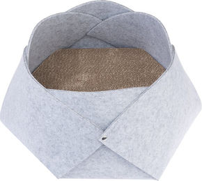 Produktbild von Modern Living Kratzmöbel Wujin Kratzbrett aus Filz Grau 50 x 50 x 26 cm
