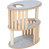 Produktbild von Modern Living Kratztonne Verona M für Katzen aus Sisal in Grau H 66,5 x L 59 x B 37 cm