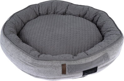 Produktbild von Modern Living Kuschelbett Brescia Katzenbett Grau Ø 60 x H 14 cm
