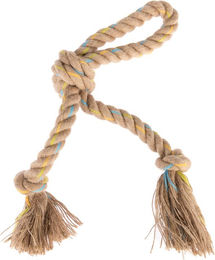 Produktbild von Modern Living Menorca Spieltau mit Schlaufe aus Naturmaterial Braun Bunt Natur L 40 x B 6 x H 6 cm