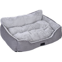 Produktbild von Modern Living Minimalist Hundebett Hong Kong Grau Polyester L 60 x B 50 x H 25 cm