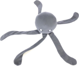 Produktbild von Modern Living Oktopus-Plüschtier Foz in Grau und Braun aus Polyester Größe L 45 x 14 x 10 cm