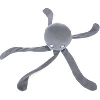 Produktbild von Modern Living Oktopus-Plüschtier Foz in Grau und Braun aus Polyester Größe L 45 x 14 x 10 cm