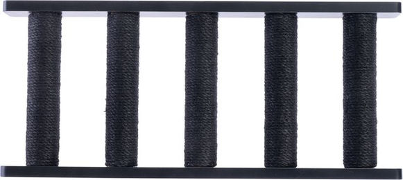 Produktbild von Modern Living San Francisco Kratzmöbel zur Wandmontage Kratzleiter aus Sisal in Schwarz