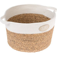Produktbild von Modern Living Spielzeug-Aufbewahrungskorb Florence aus Bananenblatt in Beige Natur Ø 37 x H 23 cm