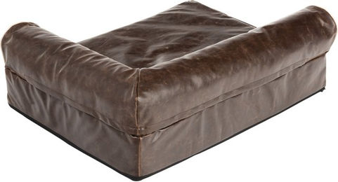 Produktbild von Modern Living Wellness Hundesofa Divan Antik Hundebett aus Kunstleder Braun Größe L