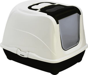 Moderna Flip Cat Haubentoilette für Katzen Schwarz 50,5 x 38,5 x 38 cm – Bild 1 von 3