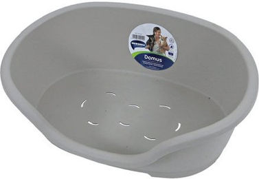Moderna Hundekorb aus Kunststoff in Grau 60 cm – Bild 1 von 2