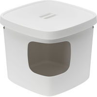 Produktbild von Moderna Katzentoilette Cubana Ecktoilette Weiß aus Kunststoff