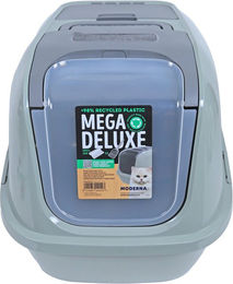Moderna Katzentoilette Mega Deluxe Jumbo in Grau aus Kunststoff 45,5 x 49,5 x 66 cm – Bild 1 von 4