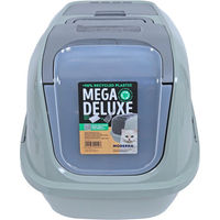 Produktbild von Moderna Katzentoilette Mega Deluxe Jumbo in Grau aus Kunststoff 45,5 x 49,5 x 66 cm