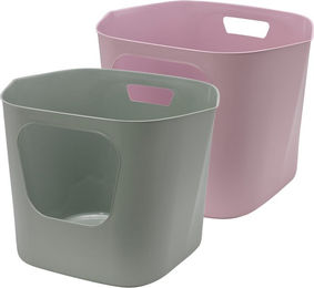 Moderna Lotus Katzentoilette aus Kunststoff in Grün – Bild 1 von 4
