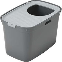 Produktbild von Moderna Top Cat Haubentoilette für Katzen aus Kunststoff in Grau