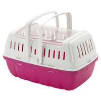Produktbild von Moderna Transportbox für Nagetiere aus Kunststoff Rosa