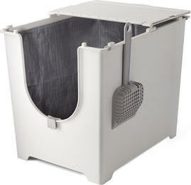 Produktbild von Modkat Flip Katzentoilette Haubentoilette aus Kunststoff Weiß