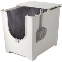 Produktbild von Modkat Flip Katzentoilette Haubentoilette aus Kunststoff Weiß