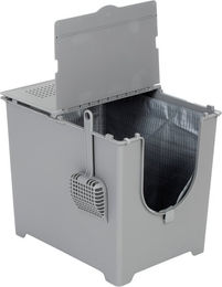 Modkat Flip Katzentoilette Haubentoilette Grau – Bild 1 von 1