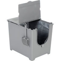 Produktbild von Modkat Flip Katzentoilette Haubentoilette Grau