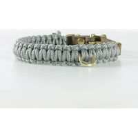 Produktbild von Molly & Cody Hundehalsband aus Leder Gold/Grau XL
