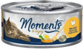 Produktbild von MOMENTS Adult Hund Leckerli Filets Huhn mit Ei 24x70 g ohne Farb- und Aromastoffe - 24 x 70 g
