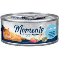Produktbild von MOMENTS Adult Katzen-Leckerli Filets Thunfisch und Huhn mit Käse 12x70 g - 12 x 70 g