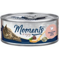 Produktbild von MOMENTS Adult Katzen-Leckerli Huhn mit Leber Filets in Sauce 12x70 g - 12 x 70 g
