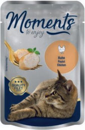 MOMENTS Adult Katzenfutter Huhn Filets ohne Farb- und Aromastoffe 12x70 g - 12 x 70 g – Bild 1 von 3