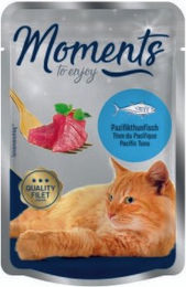 Produktbild von MOMENTS Adult Katzenfutter Pazifikthunfisch Filets in Sauce ohne Farb- und Aromastoffe 24x70 g - 24 x 70 g
