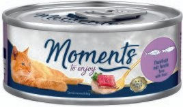 MOMENTS Adult Katzenleckerli Thunfisch mit Forelle in Sauce 12x70 g ohne Farb- und Aromastoffe - 12 x 70 g – Bild 1 von 2