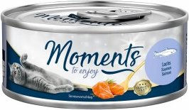 MOMENTS Adult Lachs Filets Leckerli ohne Farb- und Aromastoffe sowie Konservierungsstoffe 12x70 g - 12 x 70 g – Bild 1 von 3