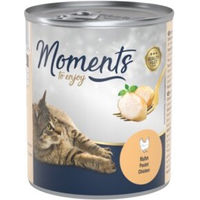 Produktbild von MOMENTS Adult Nassfutter Huhn Filets 6 x 220g ohne Farb- und Aromastoffe sowie Konservierungsstoffe - 6 x 220 g