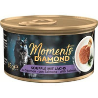 Produktbild von MOMENTS Diamond Katzen Nassfutter Adult Mousse mit Lachs und Thunfisch getreidefrei 12x85 g - 12 x 85 g