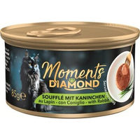 Produktbild von MOMENTS Diamond Katzen Nassfutter Mousse Kaninchen Adult Getreidefrei 12x85 g - 12 x 85 g