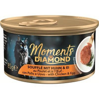 Produktbild von MOMENTS Diamond Nassfutter Katze Adult Mousse Huhn mit Thunfisch getreidefrei 12x85 g - 12 x 85 g